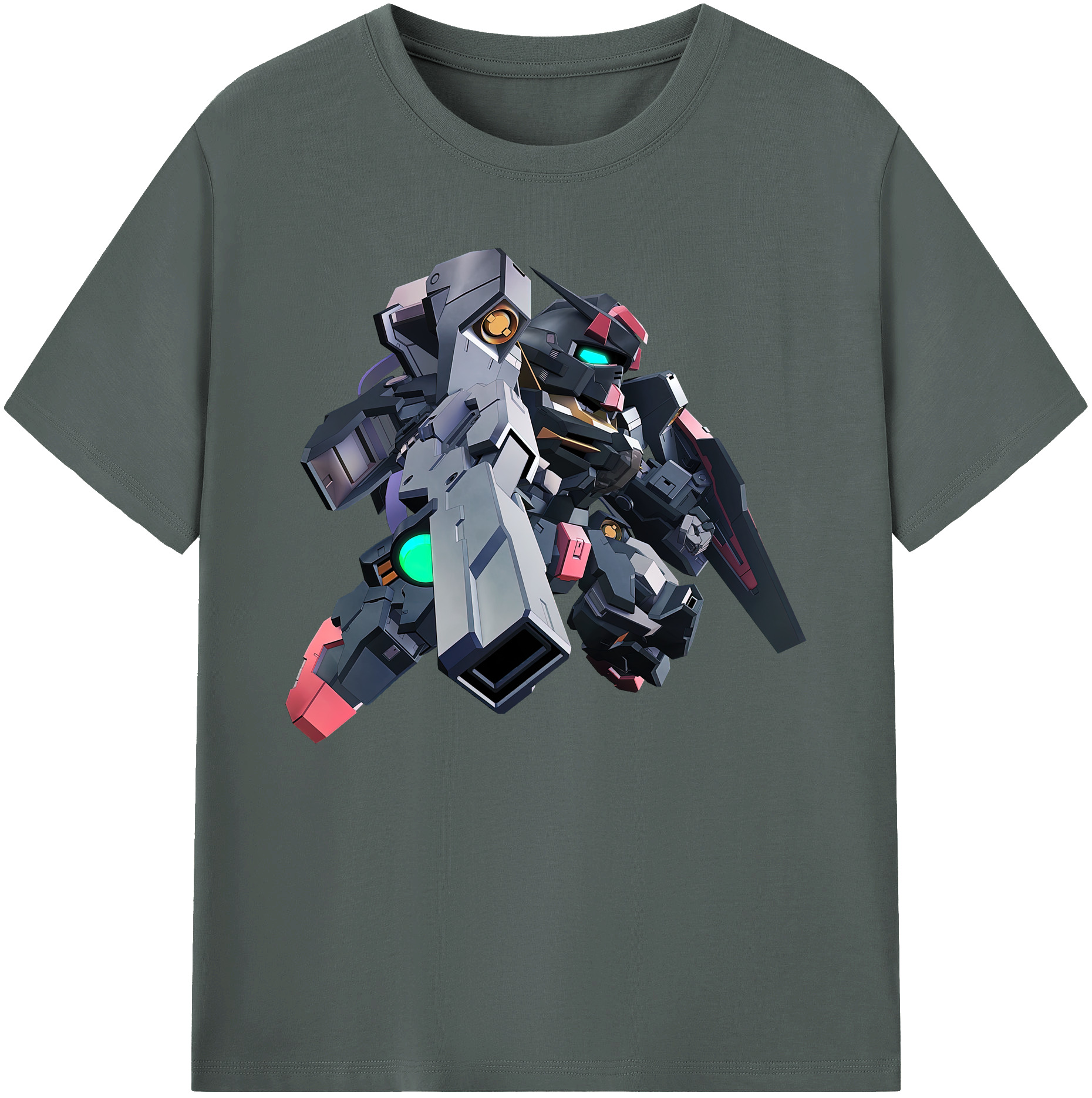 （画像用） 機動戦士ガンダム Mobile Suit Gundam 綿100％ メンズ半袖Tシャツ｜肌触りやわらか＆通気性